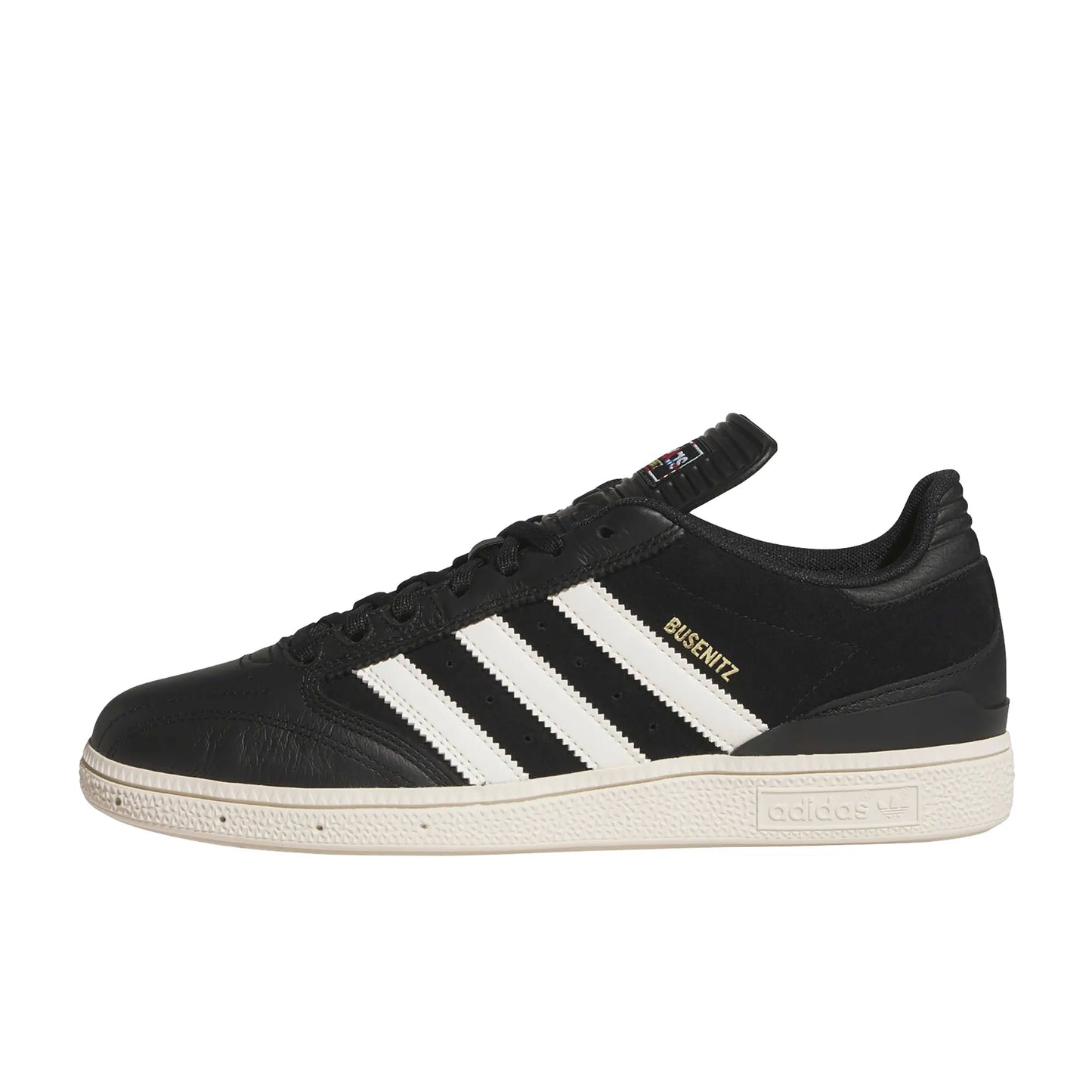 Adidas Busenitz, core black/chalk white/gold met. - Tiki Room Skateboards - 8