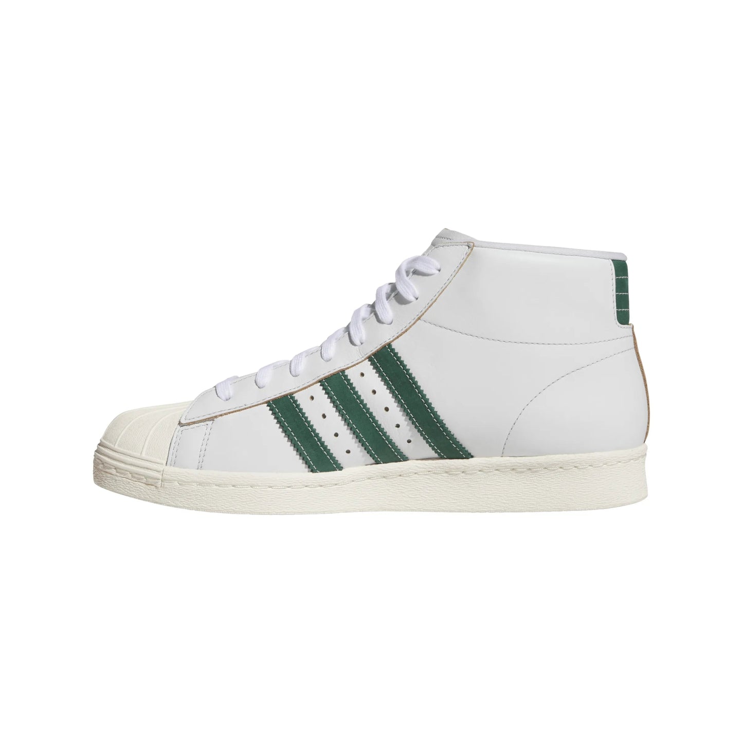 Adidas Pro Model 80 Adv, crystal white/collegiate green/off white - Tiki Room Skateboards - 8