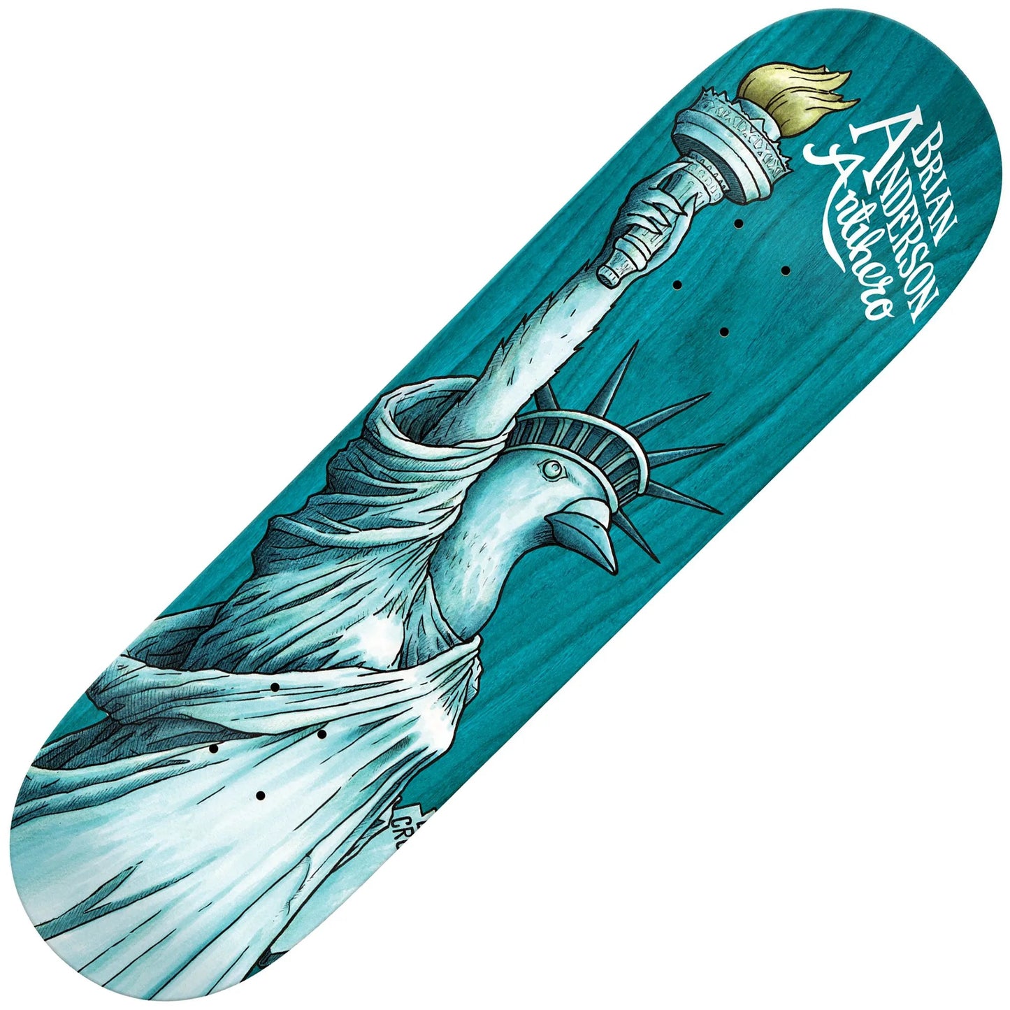 Anti Hero B.A. Libirtdy Deck (9.0") - Tiki Room Skateboards - 1