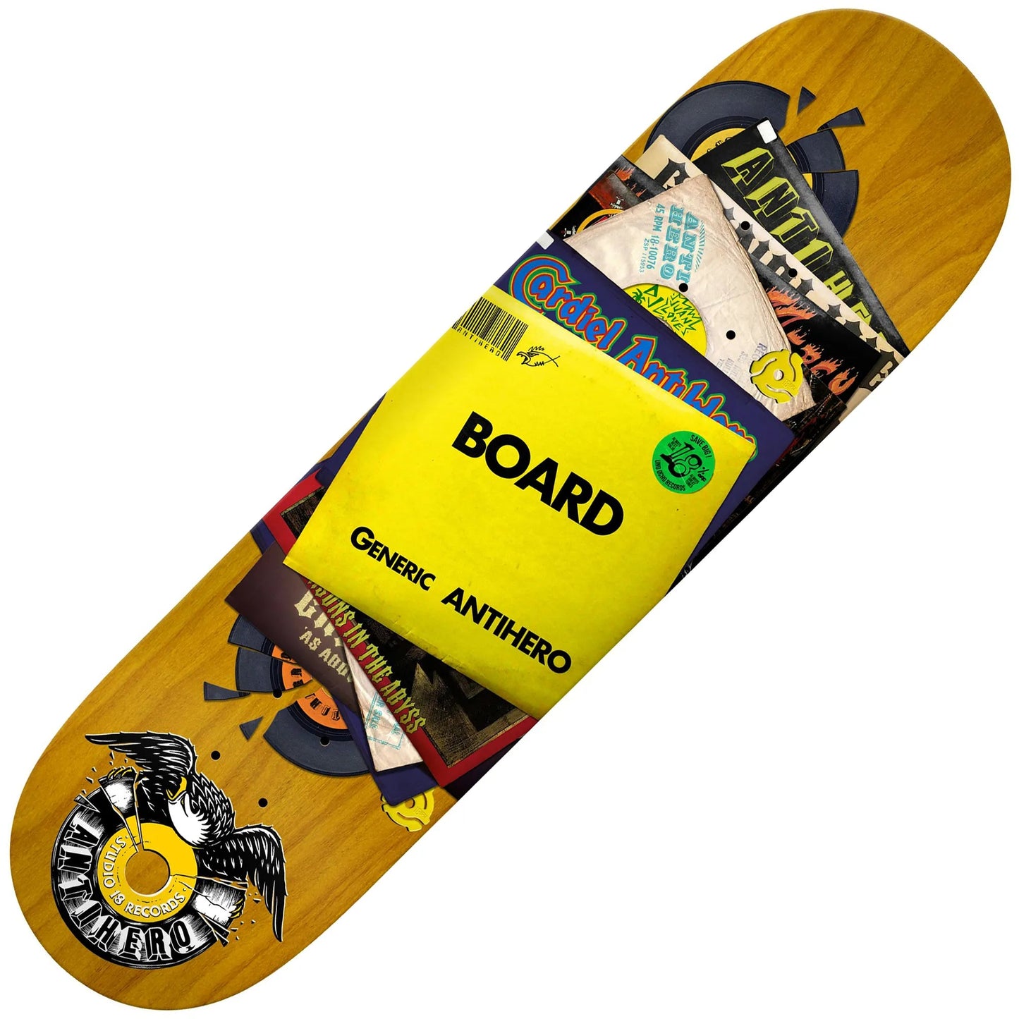 Anti Hero Cardiel Studio 18 Deck (8.625") - Tiki Room Skateboards - 1