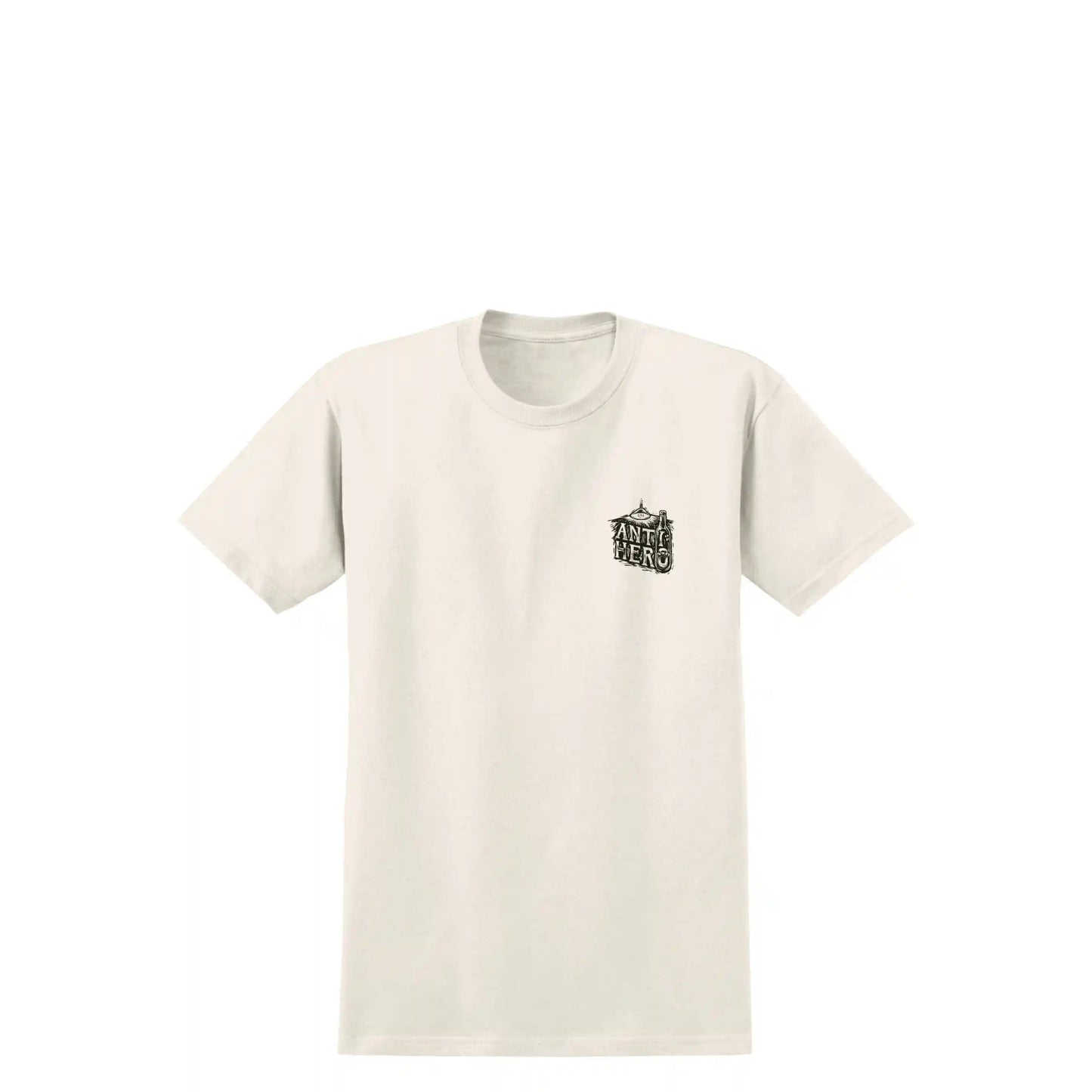 Anti Hero Carnales Blanco Tee, cream w/ black print - Tiki Room Skateboards - 2