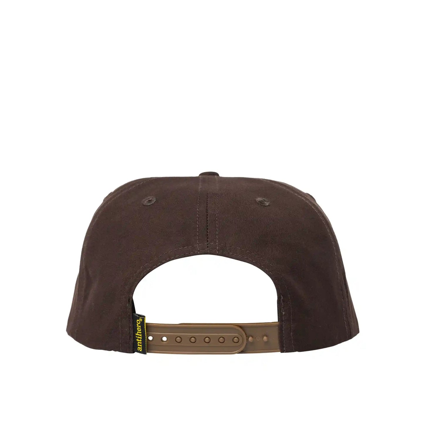 Anti Hero Lil Pigeon Snapback, dark brown/yellow - Tiki Room Skateboards - 2