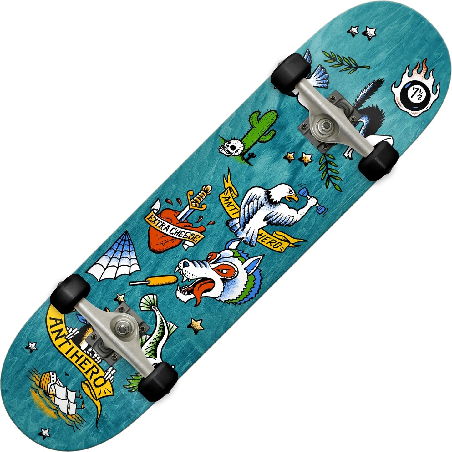 Anti Hero No Regerts Complete (7.75") - Tiki Room Skateboards - 1