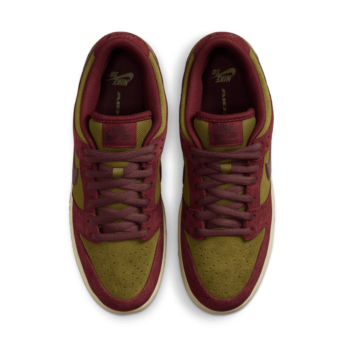 Nike SB Dunk Low Pro, dark team red/burgundy crush-olive flak