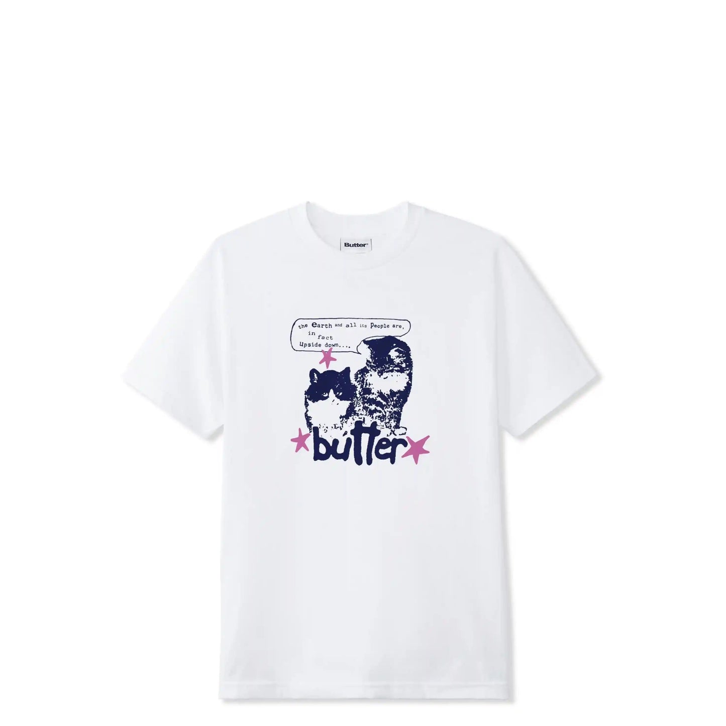 Butter Goods Upside Down Tee, white