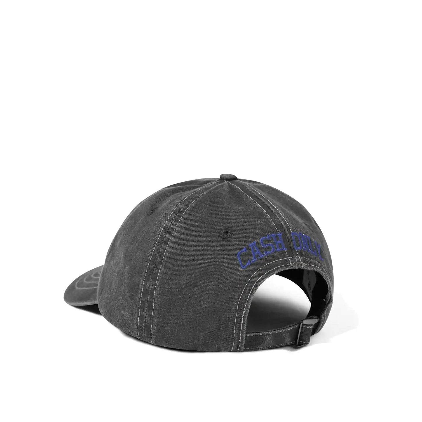 Cash Only Campus 6 Panel Cap, black - Tiki Room Skateboards - 2