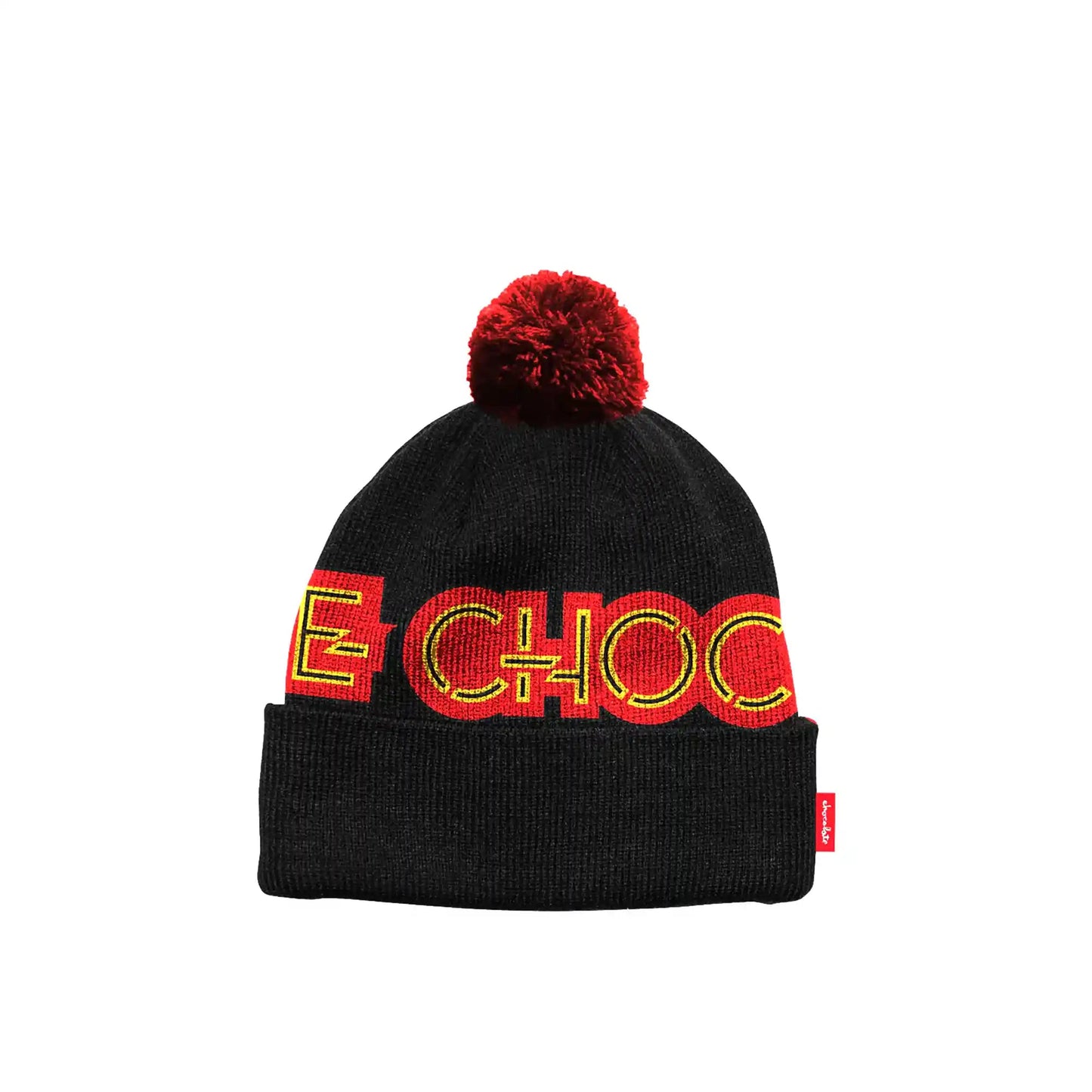 Chocolate Parliament Pom Pom Beanie, black