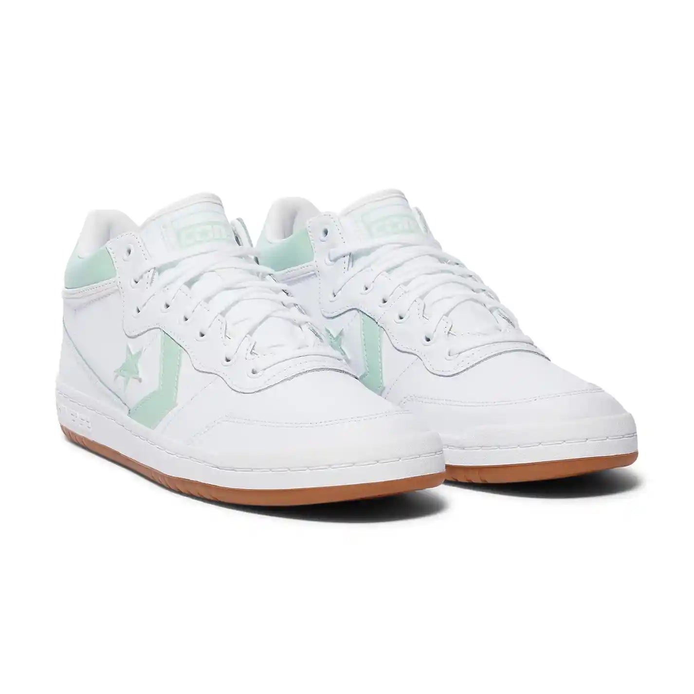 Converse Fastbreak Pro Mid, white/sticky aloe - Tiki Room Skateboards - 2