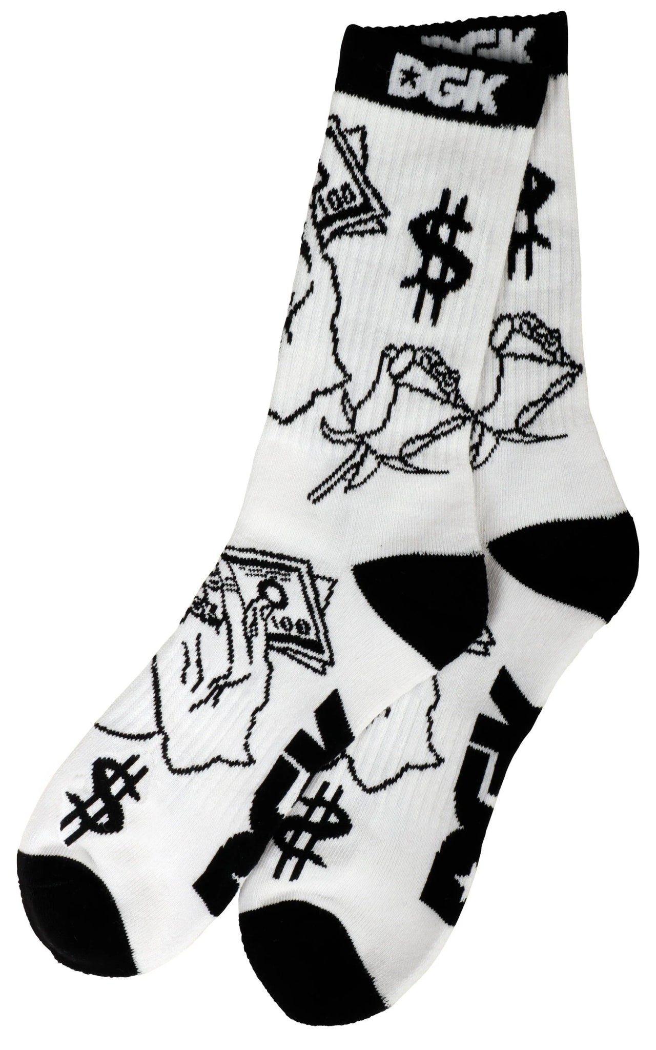 DGK Omni Crew Socks - Tiki Room Skateboards - 1