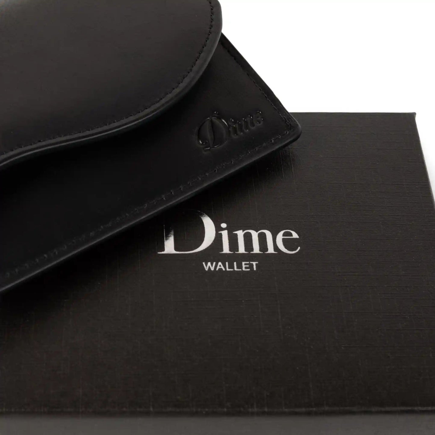 Dime Chain Leather Wallet, black - Tiki Room Skateboards - 2