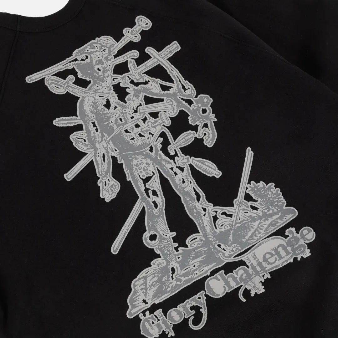 Dime Challenged Crewneck, black - Tiki Room Skateboards - 2