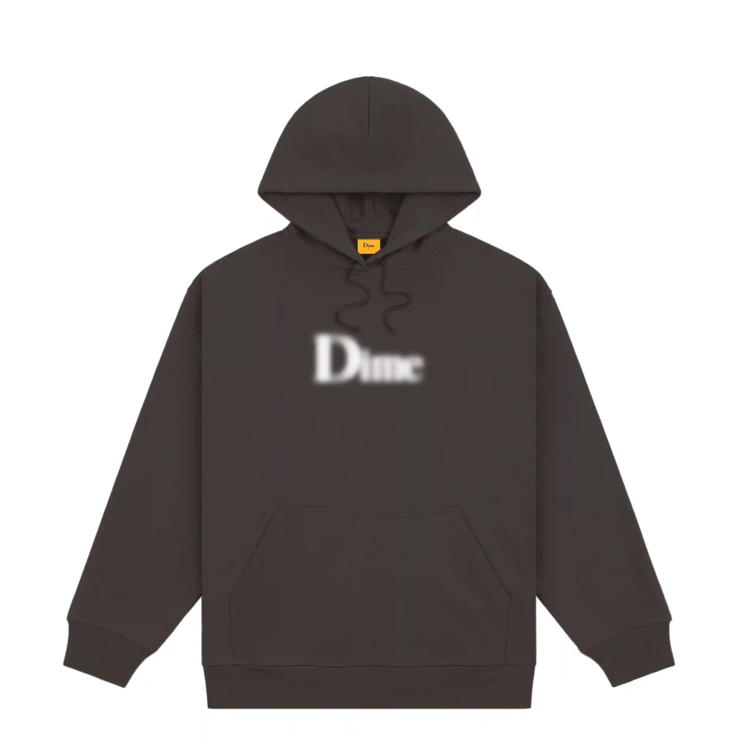 Dime Classic Blurry Hoodie, vintage black