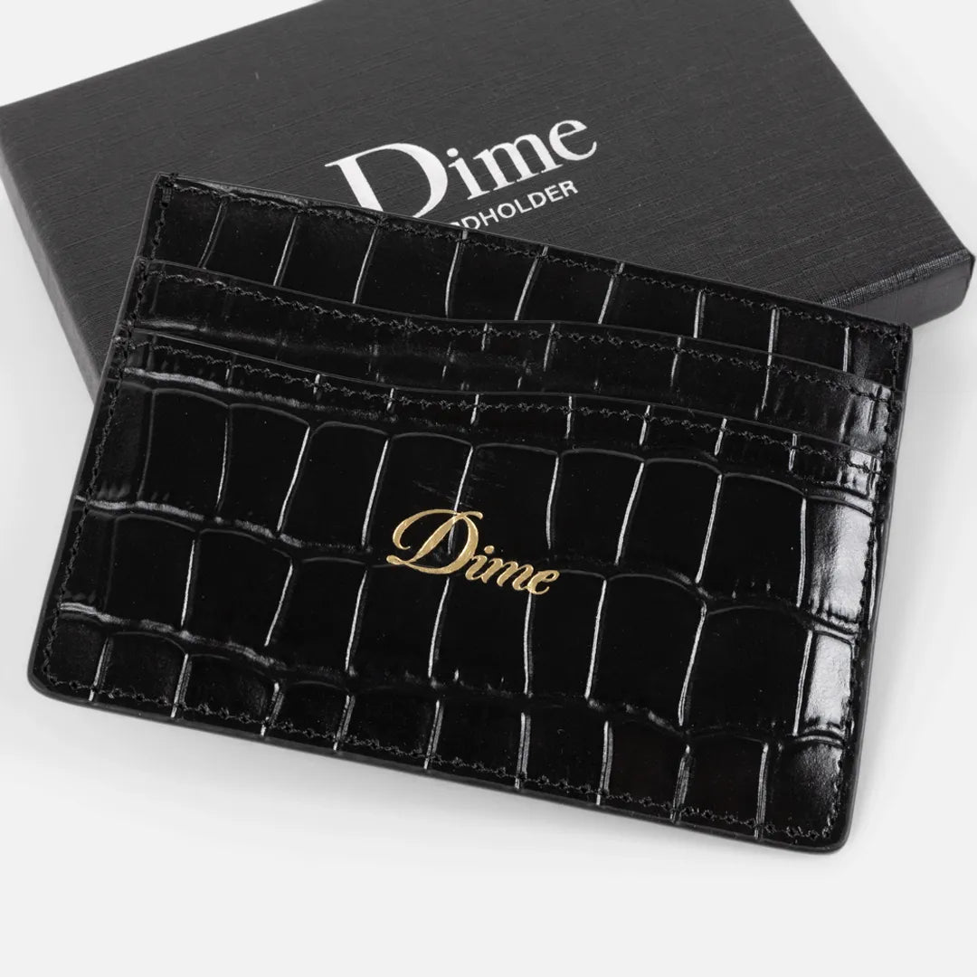 Dime Croc Card Holder, black - Tiki Room Skateboards - 2