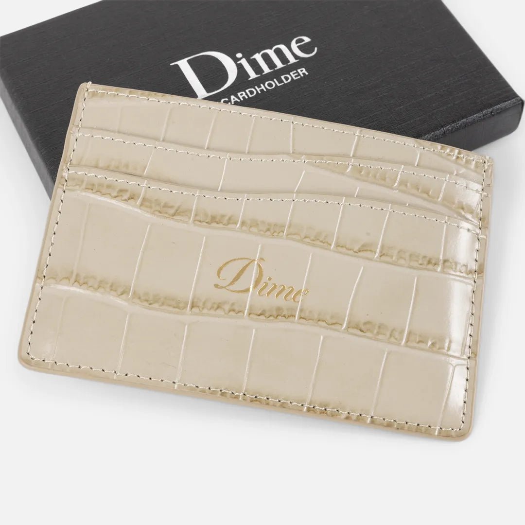 Dime Croc Card Holder, tan - Tiki Room Skateboards - 2
