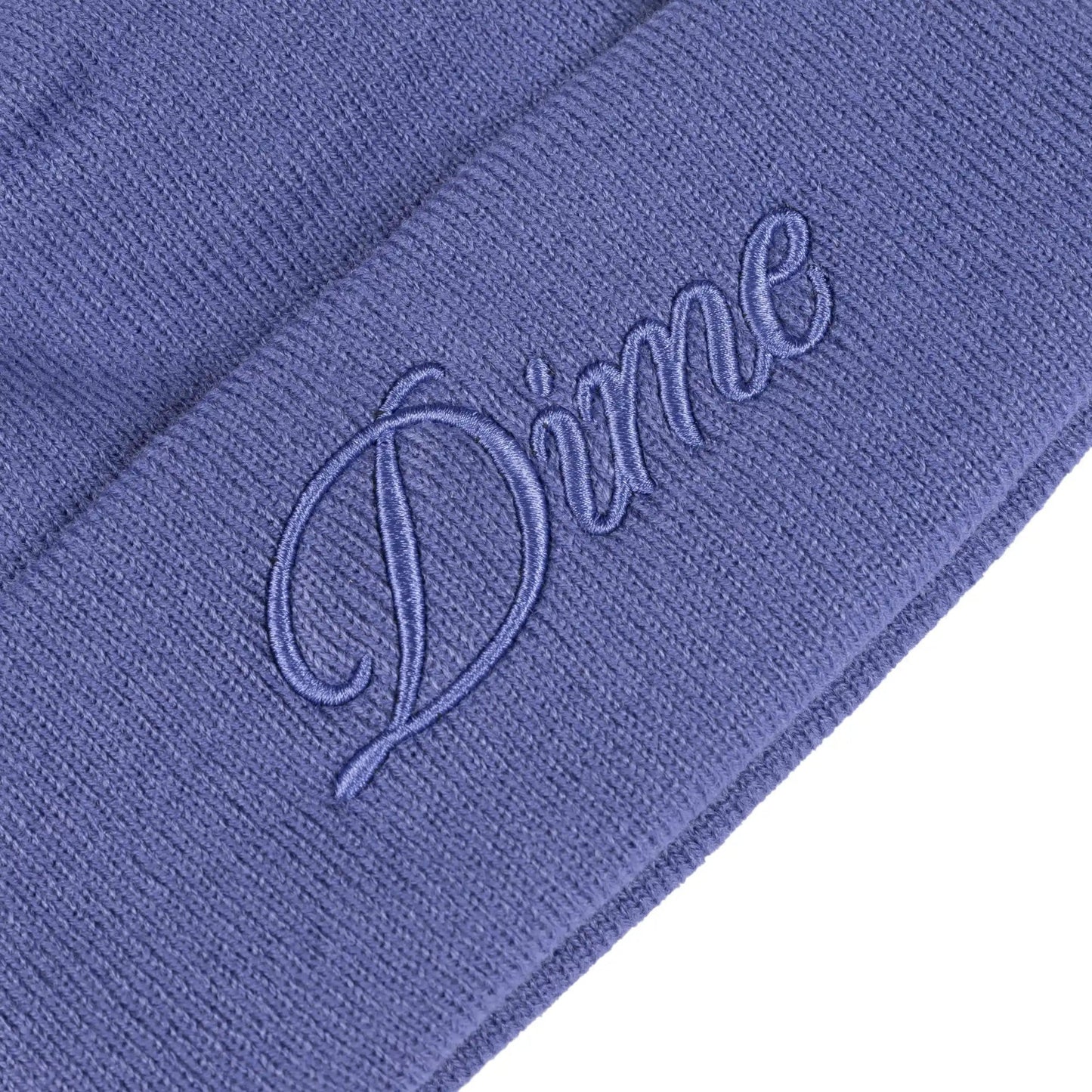 Dime Cursive Beanie, purple - Tiki Room Skateboards - 2