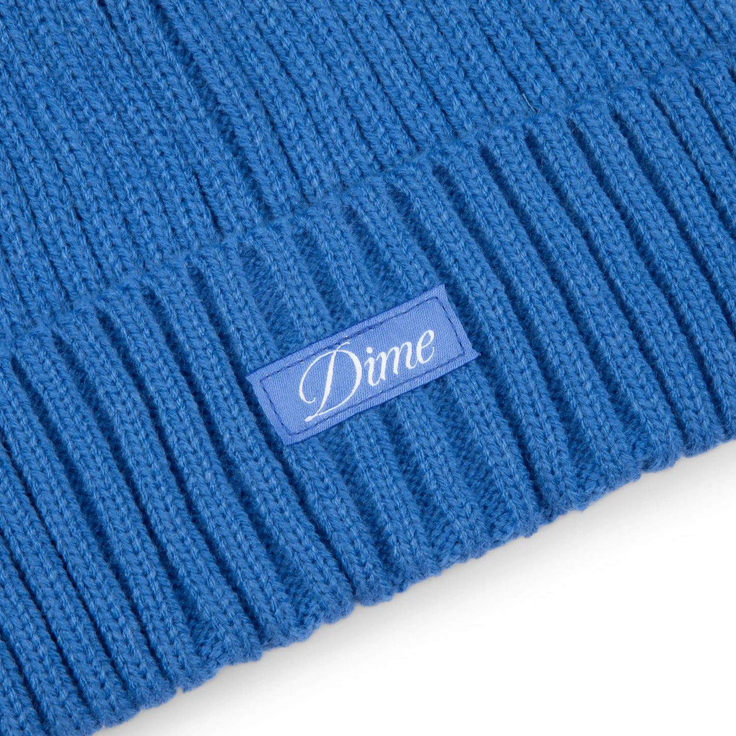 Dime Cursive Fold Beanie, sky blue - Tiki Room Skateboards - 3