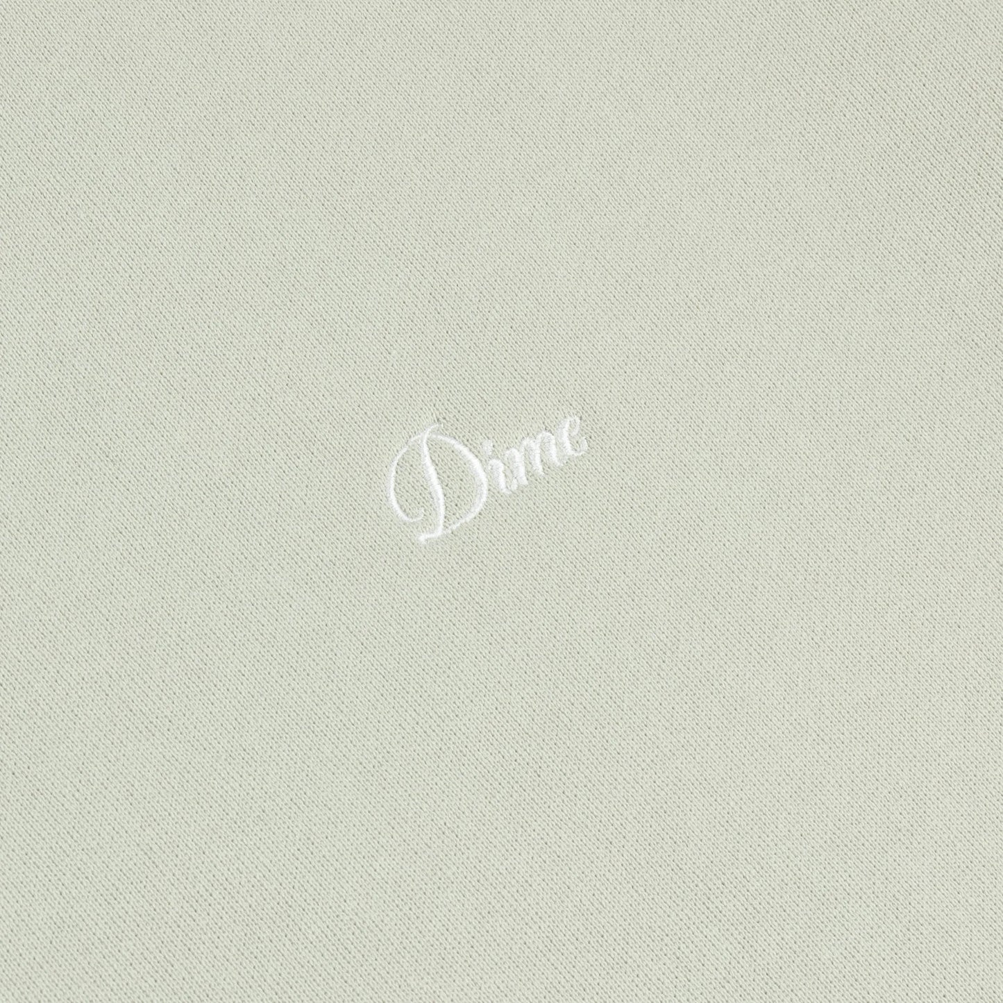 Dime Cursive Small Logo Hoodie, charcoal moss - Tiki Room Skateboards - 3