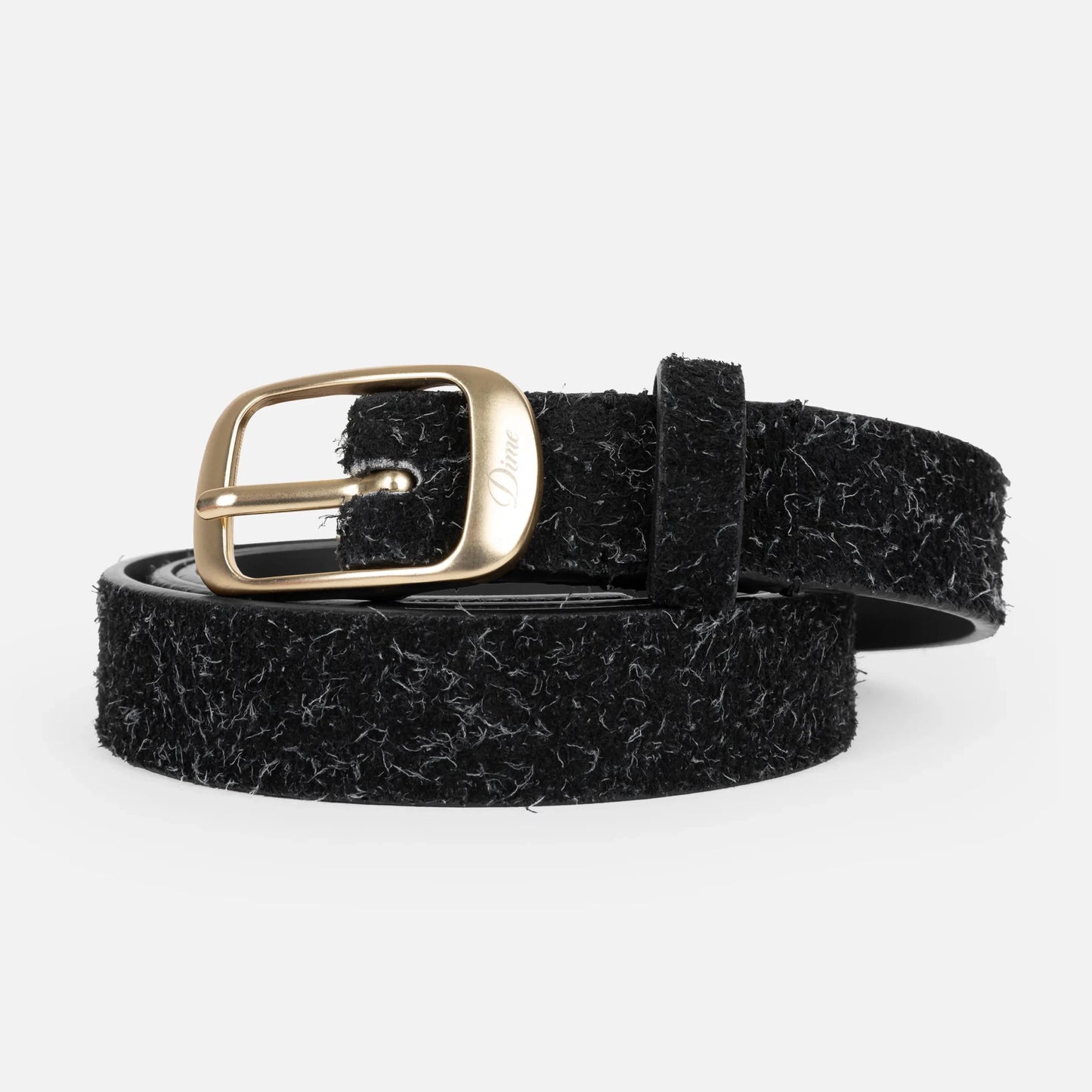 Dime Dress Leather Belt, shaggy black - Tiki Room Skateboards - 3