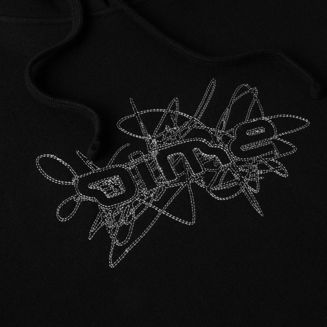 Dime Glyph Hoodie, black - Tiki Room Skateboards - 2