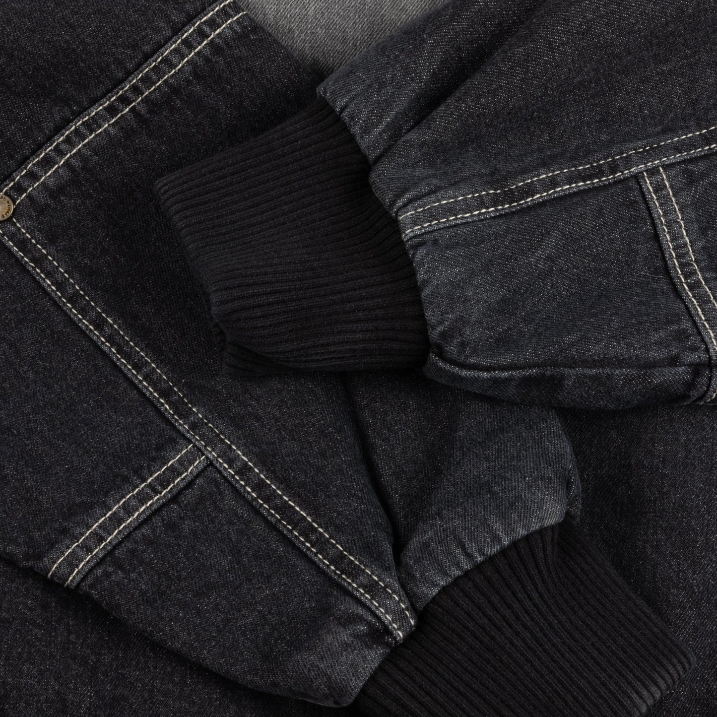 Dime Hooded Utility Jacket, sandblasted black - Tiki Room Skateboards - 5