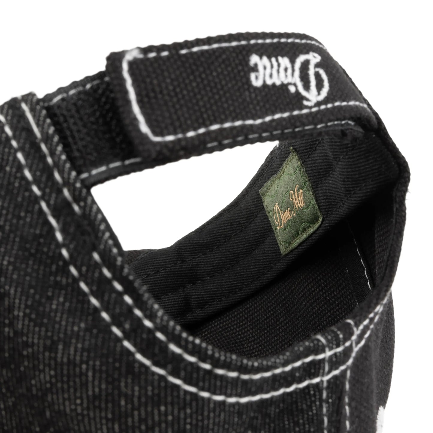 Dime Split Low Pro Cap, black - Tiki Room Skateboards - 3