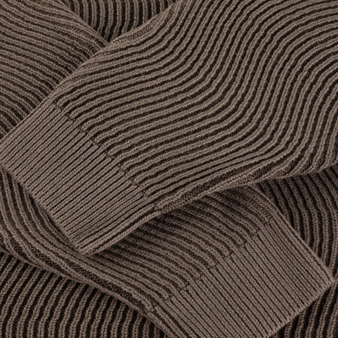 Dime Wave Knit Sweater, brown - Tiki Room Skateboards - 7