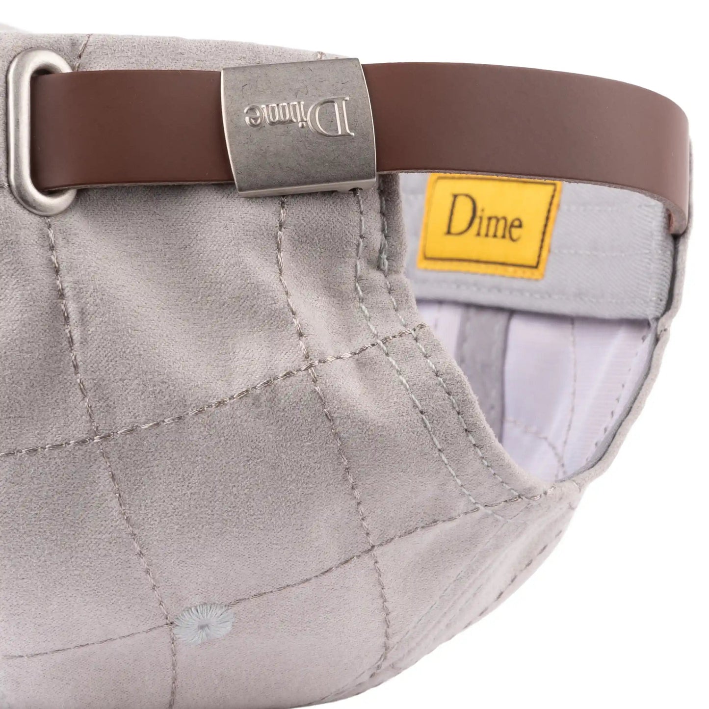 Dime Wave Quilted Full Fit Cap, ash - Tiki Room Skateboards - 2