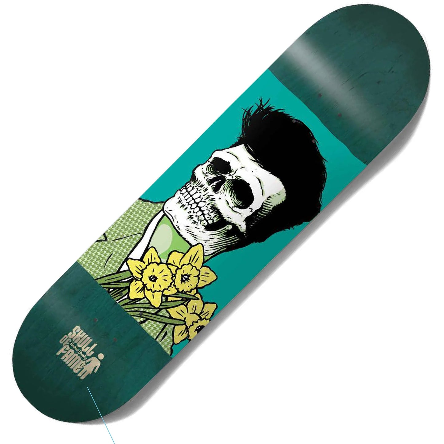 Girl Brophy Skull Of Fame Deck (8.5") - Tiki Room Skateboards - 1