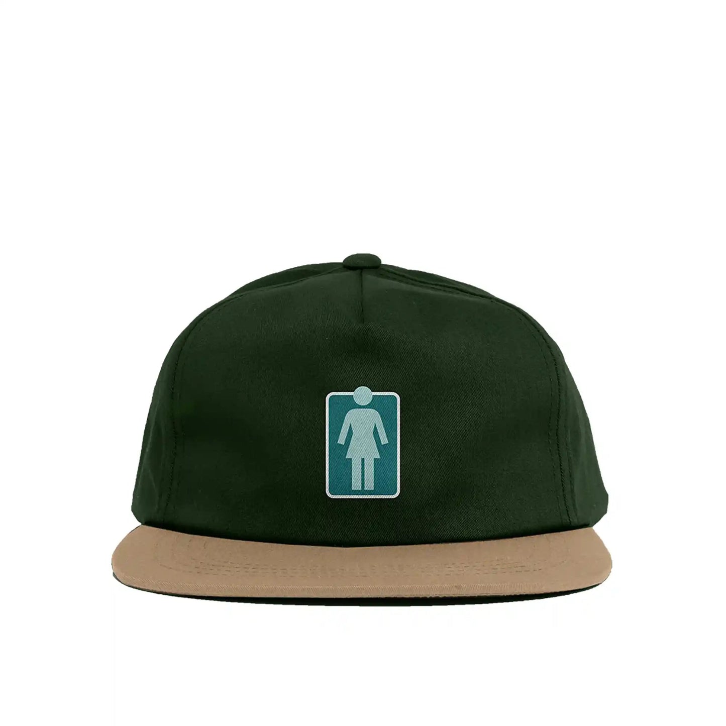 Girl Lovers OG 5 Panel Hat, forest green