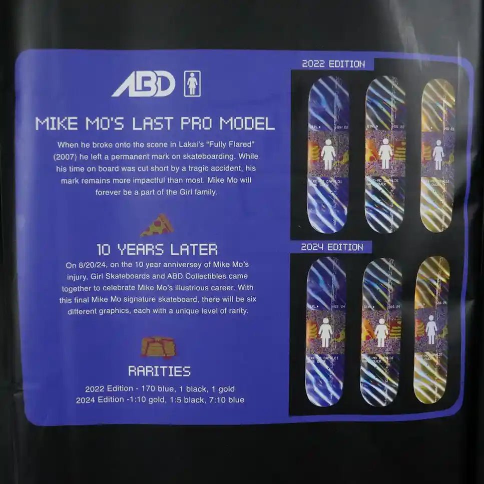 Girl Mike Mo Game Over Blindbag Deck (8.25") - Tiki Room Skateboards - 3