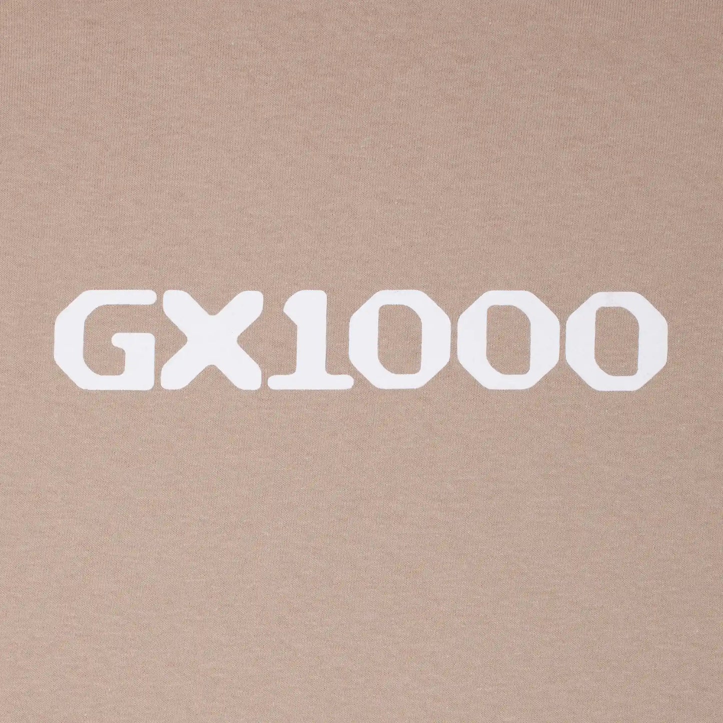 GX1000 OG Logo Tee, sand/white - Tiki Room Skateboards - 2