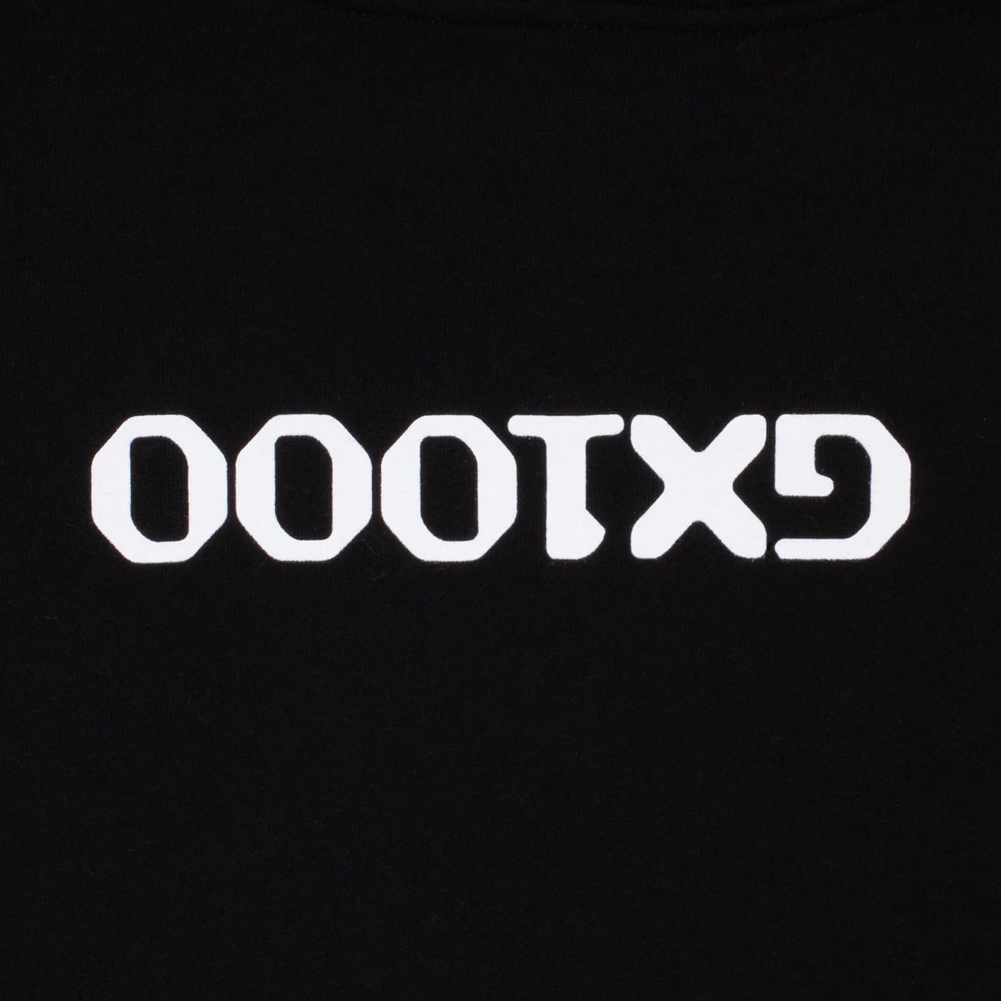 GX1000 OG Logo Upside Down Hoodie, black - Tiki Room Skateboards - 2