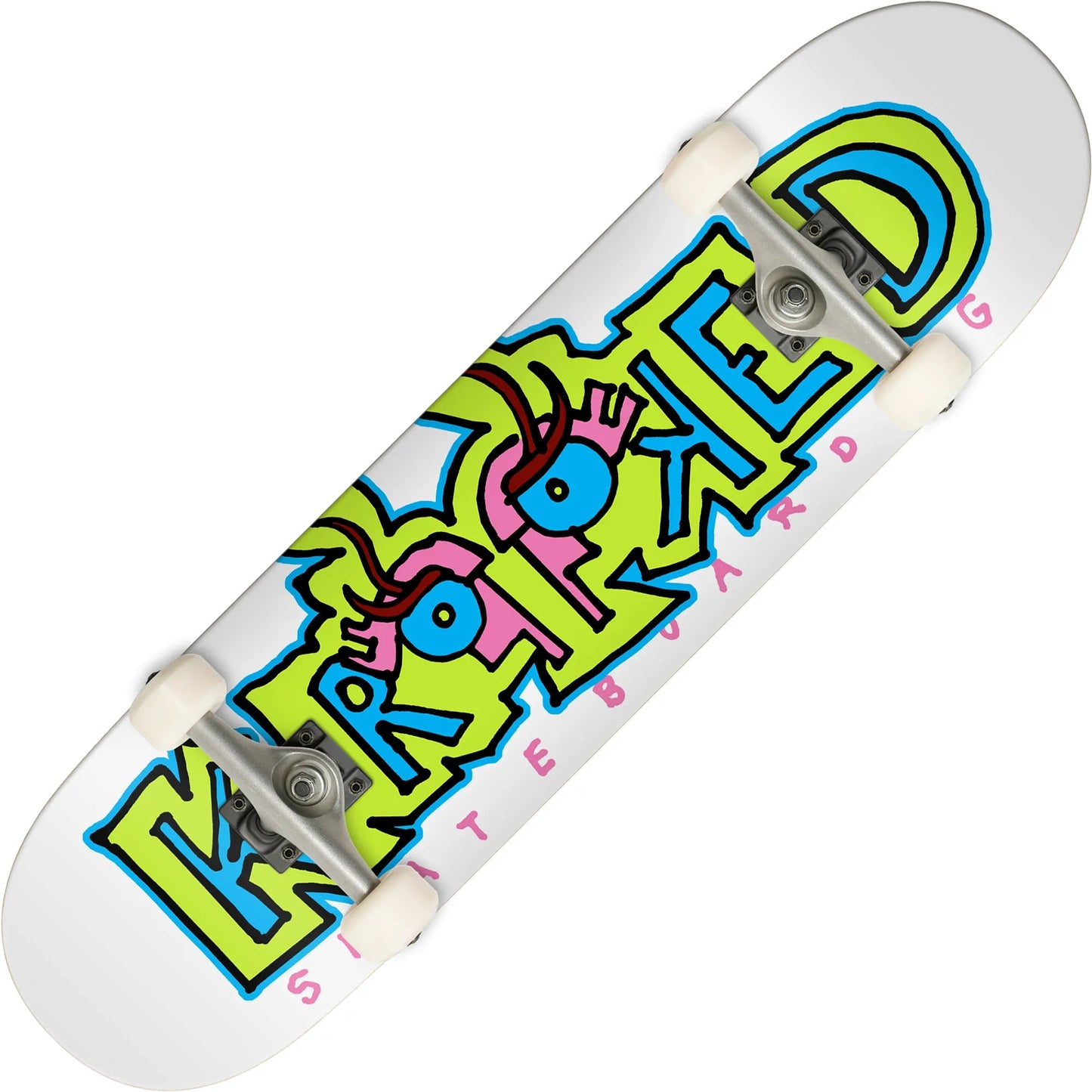 Krooked Eyelashes Complete (7.5") - Tiki Room Skateboards - 1