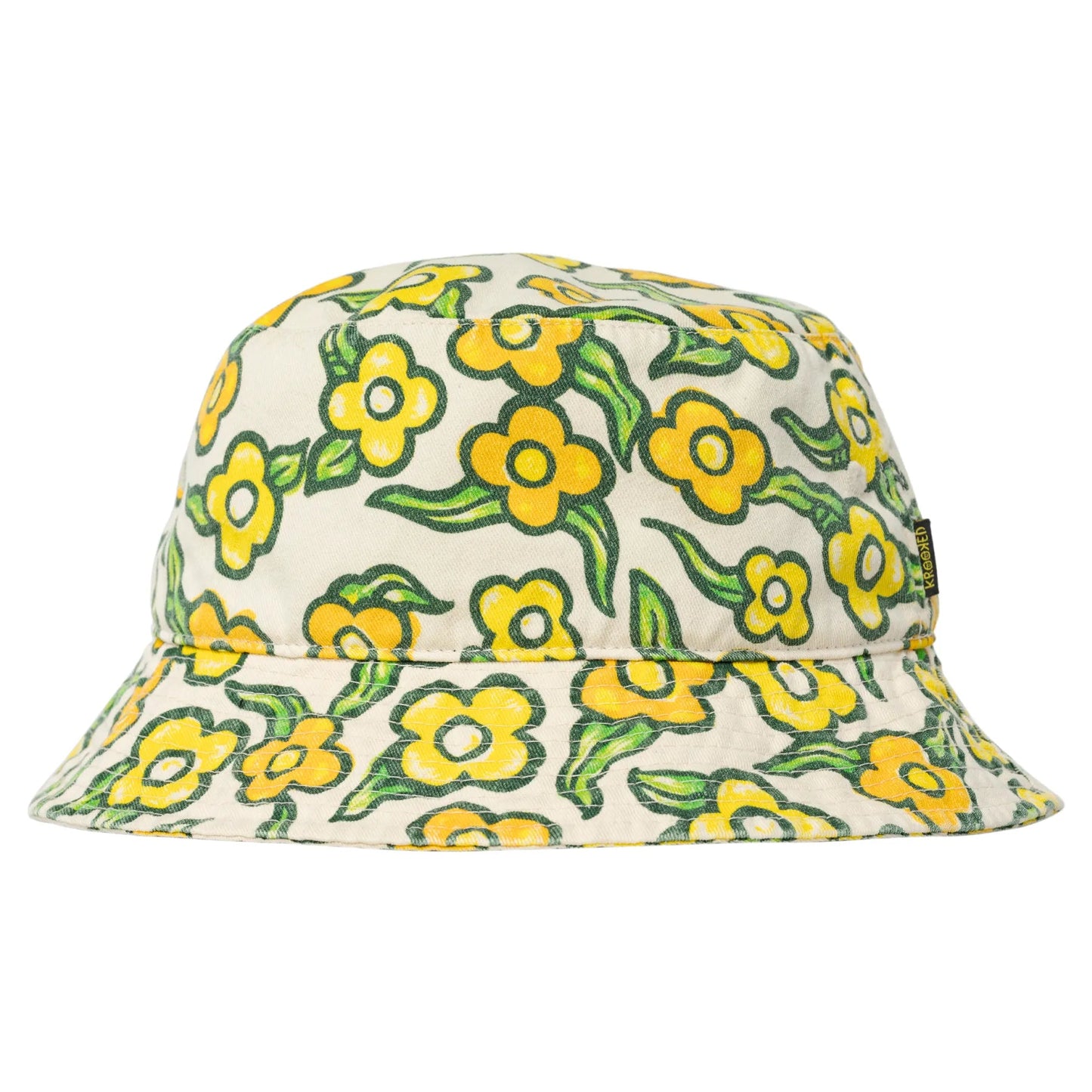 Krooked Flowers Bucket Hat - Tiki Room Skateboards - 2