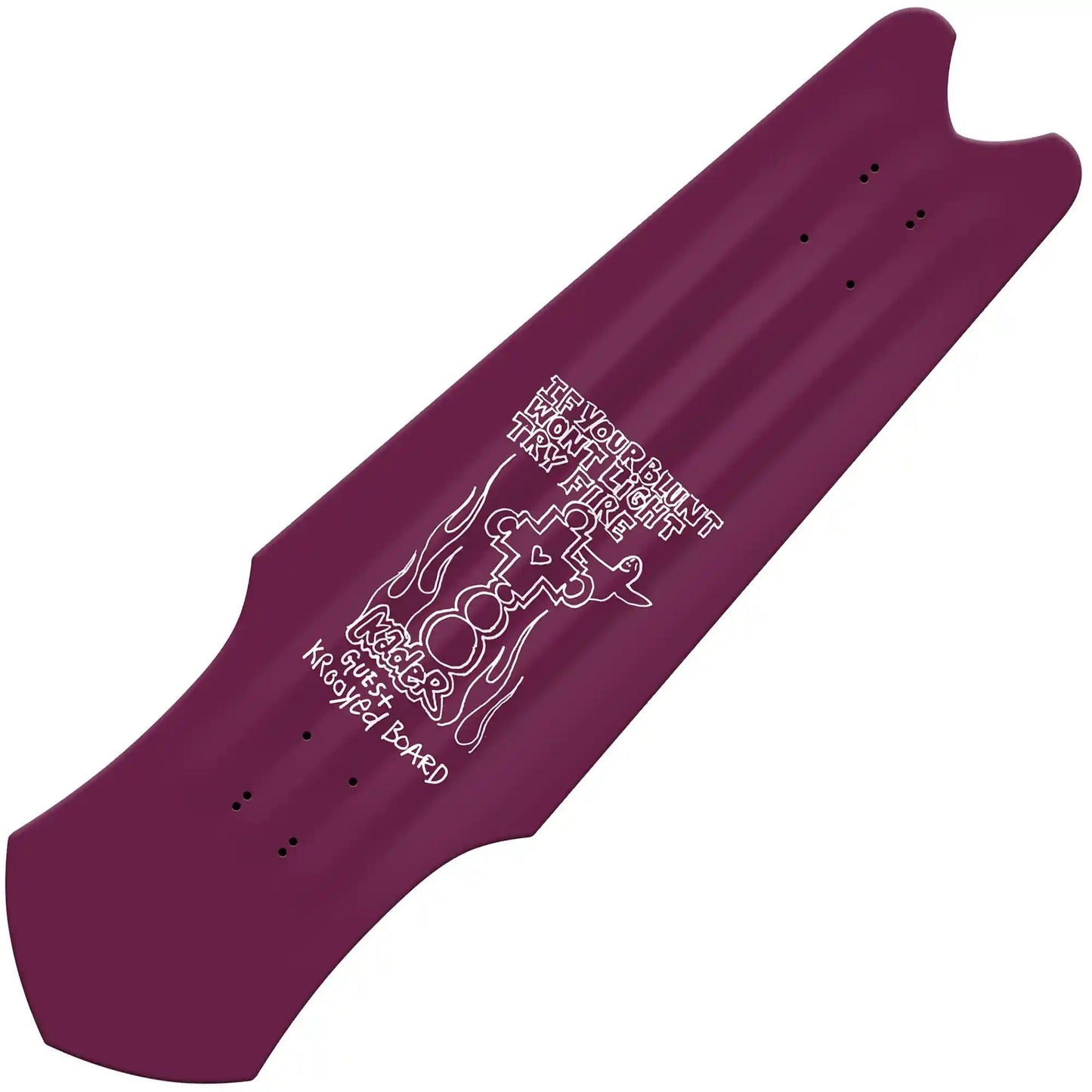 Krooked Kader Guest Tri - Plane Deck (9.75") - Tiki Room Skateboards - 2