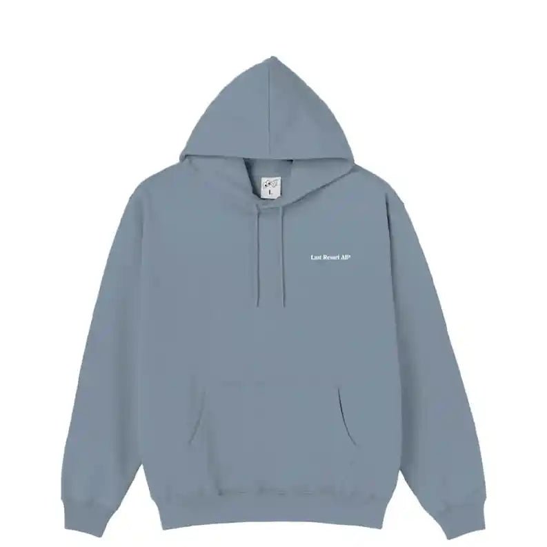 Last Resort AB Atlas Monogram Hoodie, blue mirage/white - Tiki Room Skateboards - 2