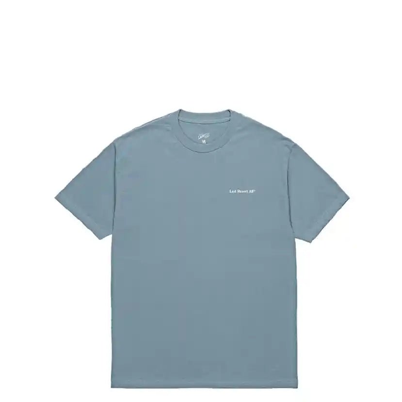 Last Resort AB Atlas Monogram Tee, blue mirage - Tiki Room Skateboards - 2