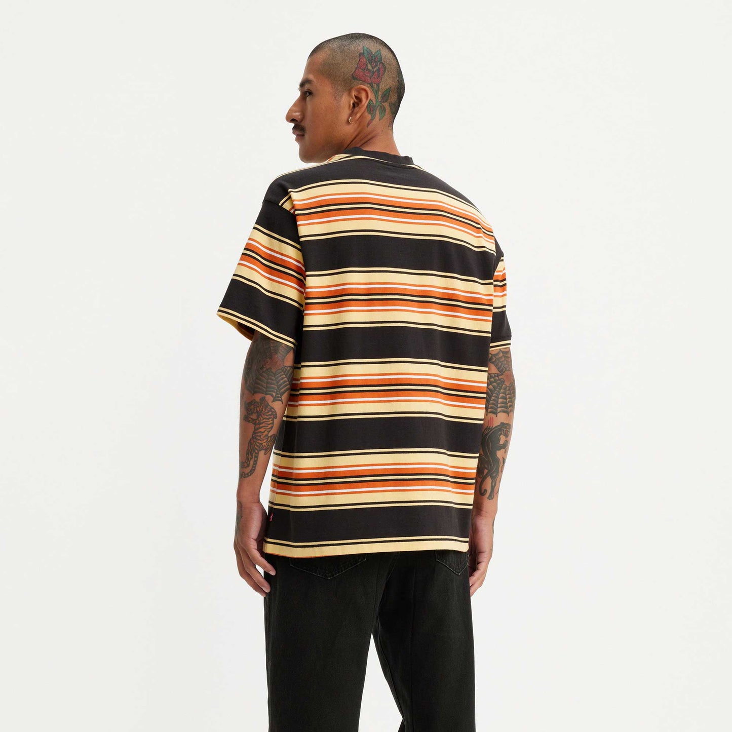 Levi's Red Tab Vintage Tee, basecamp stripe meteorite - Tiki Room Skateboards - 4