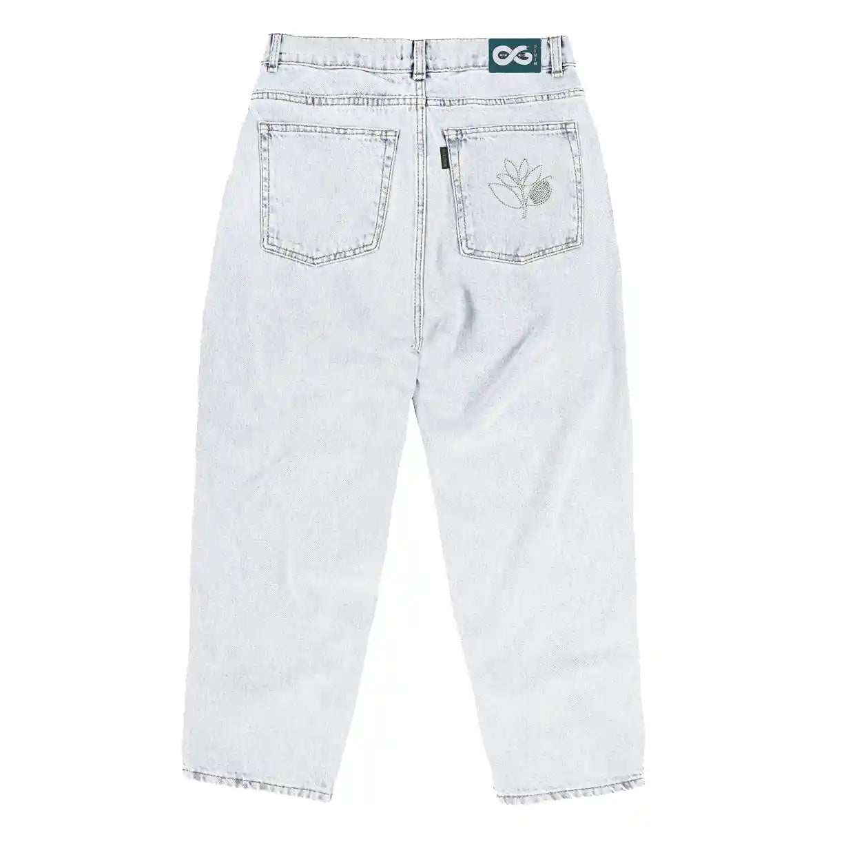 Magenta OG Denim Pants Stitch Ultrawashed Denim, ultrawashed - Tiki Room Skateboards - 2