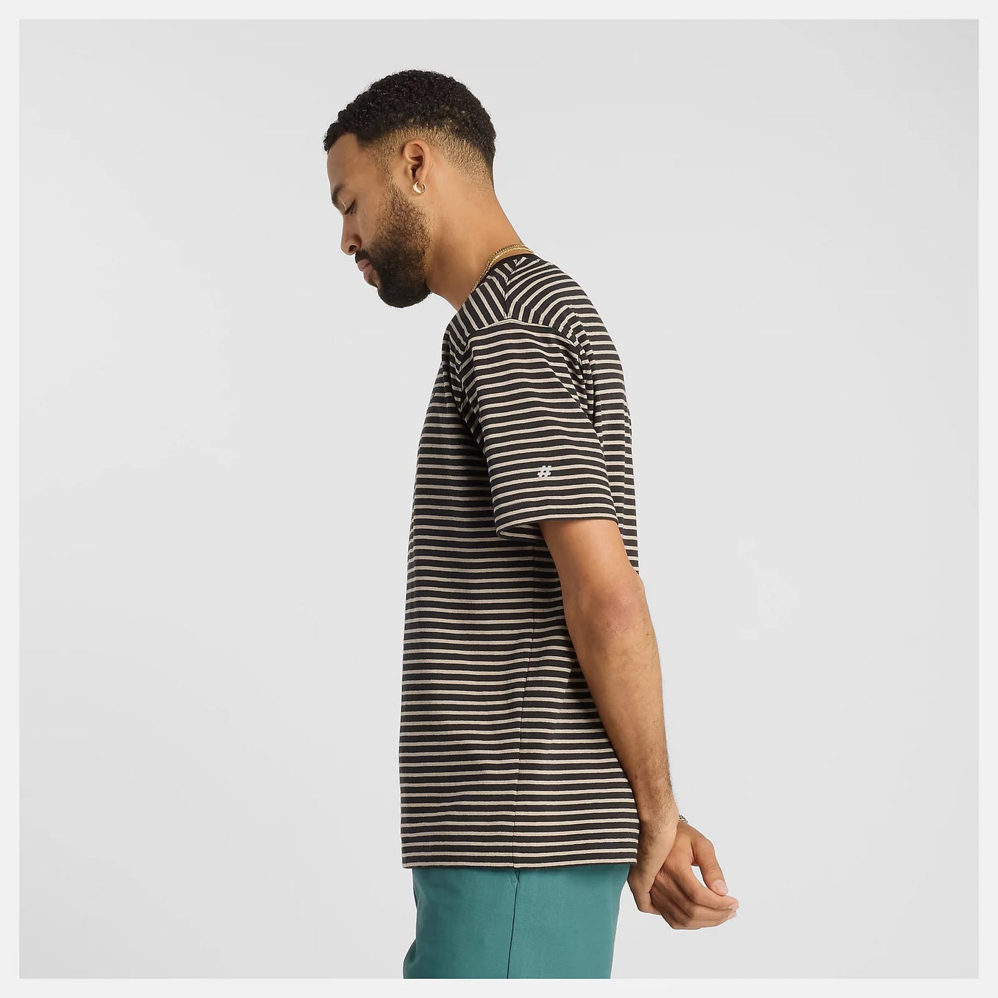 New Balance Numeric Stripe Tee, black - Tiki Room Skateboards - 6