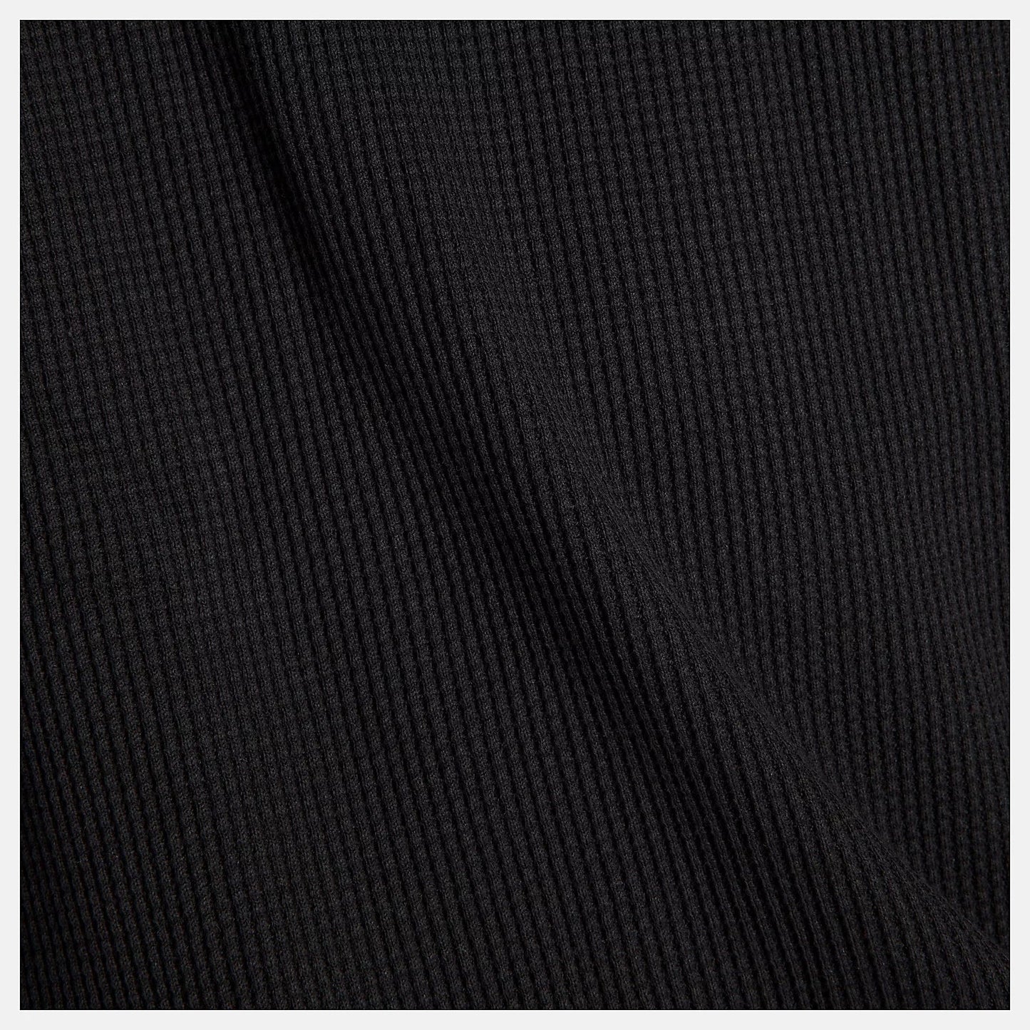 New Balance Numeric Waffle Knit Long Sleeve Henley, black - Tiki Room Skateboards - 6