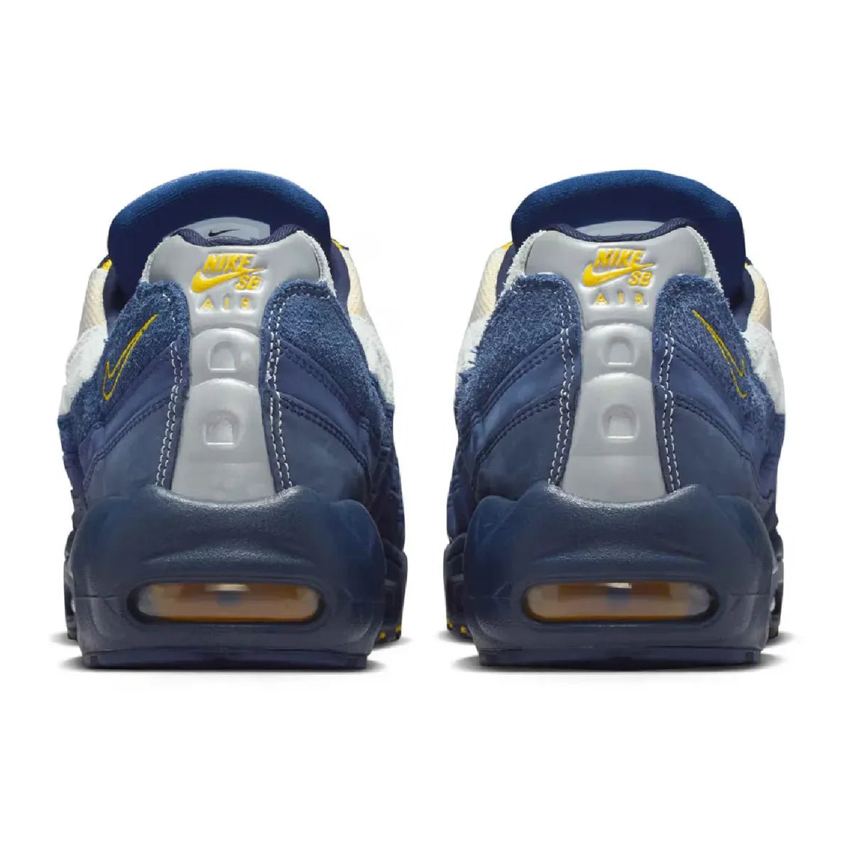 Nike SB Air Max 95 X Eric Koston, obsidian/speed yellow - midnight navy - navy - Tiki Room Skateboards - 4
