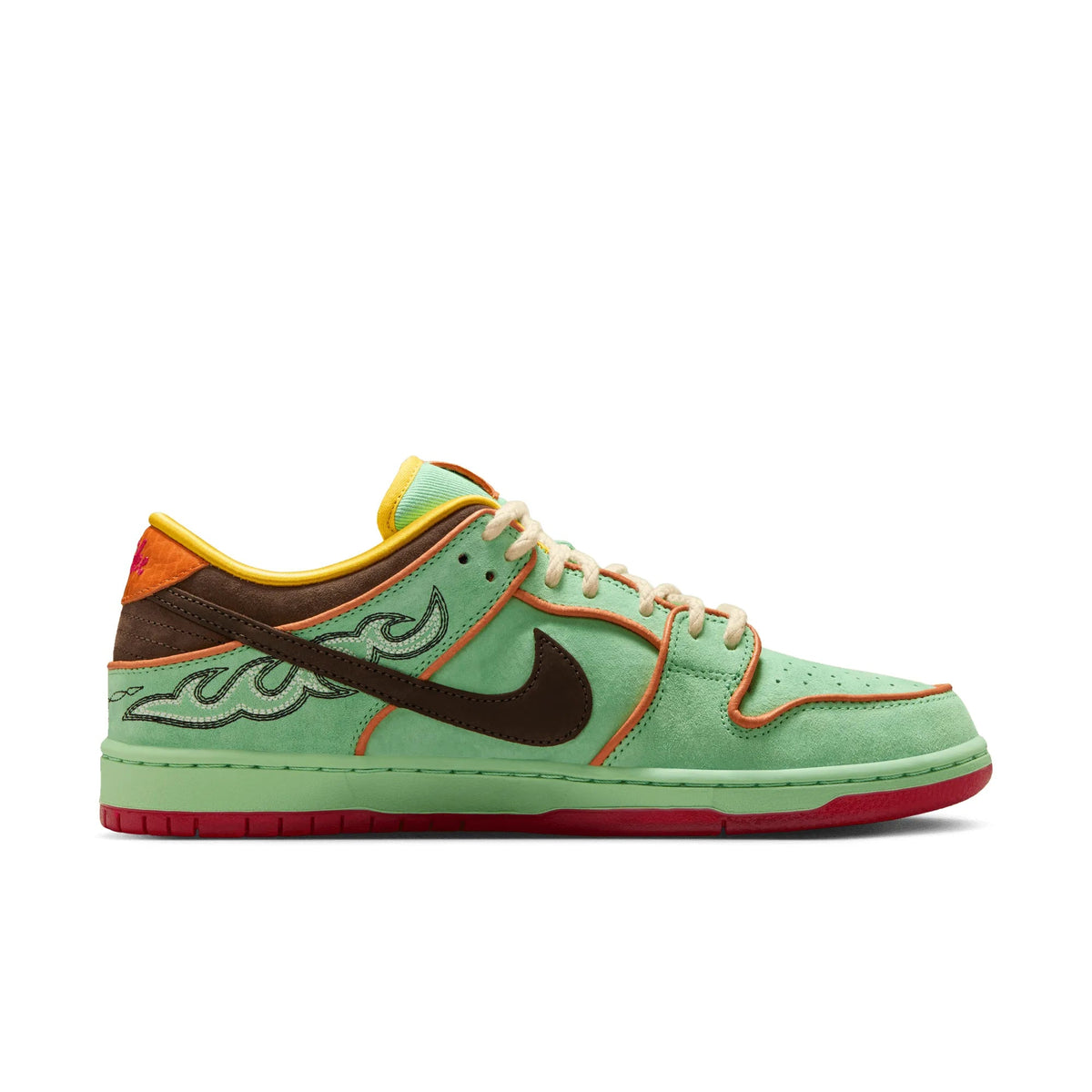 Nike SB Dunk Low Pro Western, tourmaline/baroque brown - monarch - Tiki Room Skateboards - 14