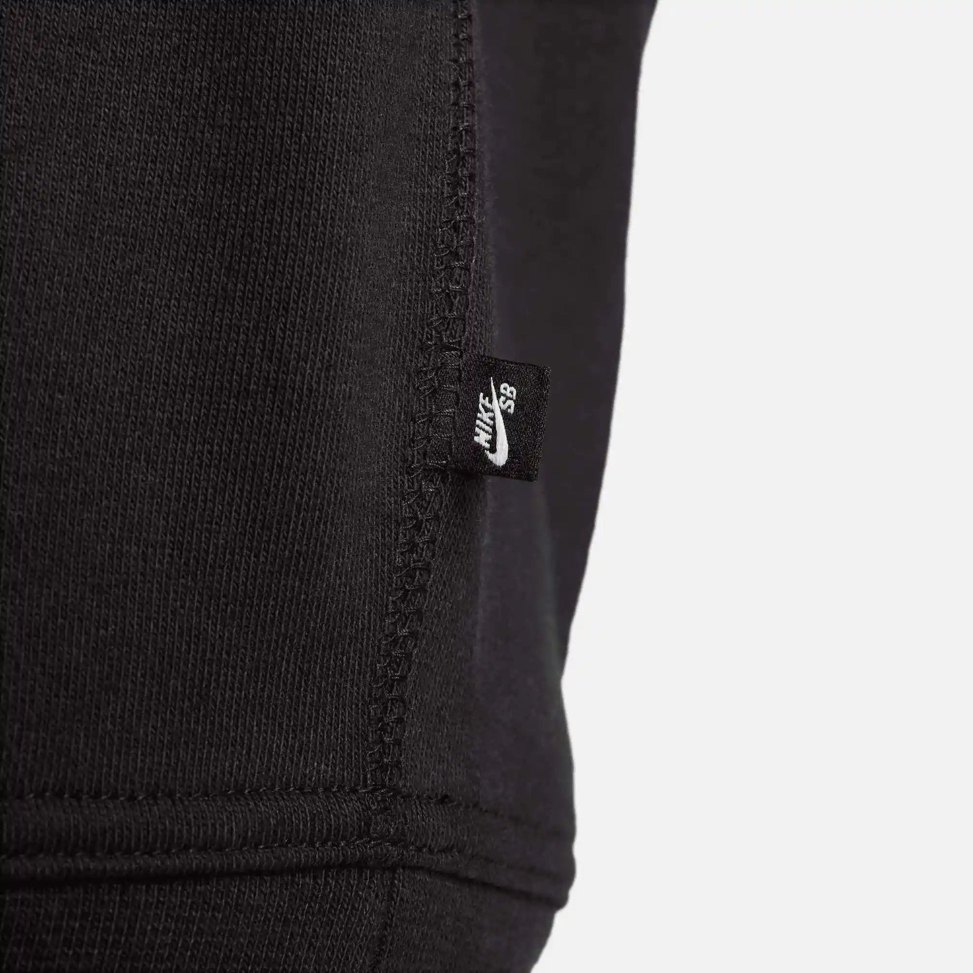 Nike SB Fleece Pullover Skate Hoodie, black/white - Tiki Room Skateboards - 10