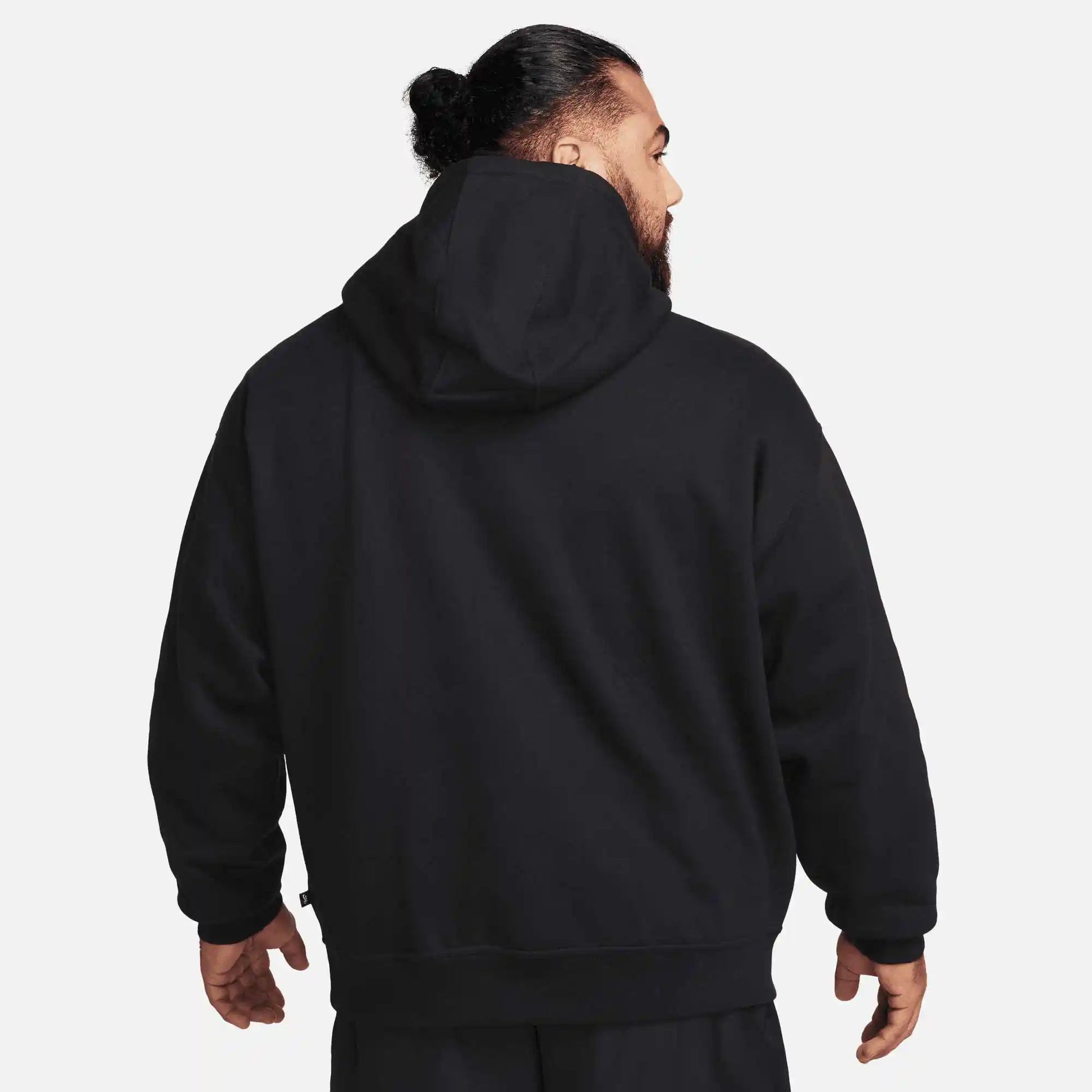Nike SB Fleece Pullover Skate Hoodie, black/white - Tiki Room Skateboards - 12