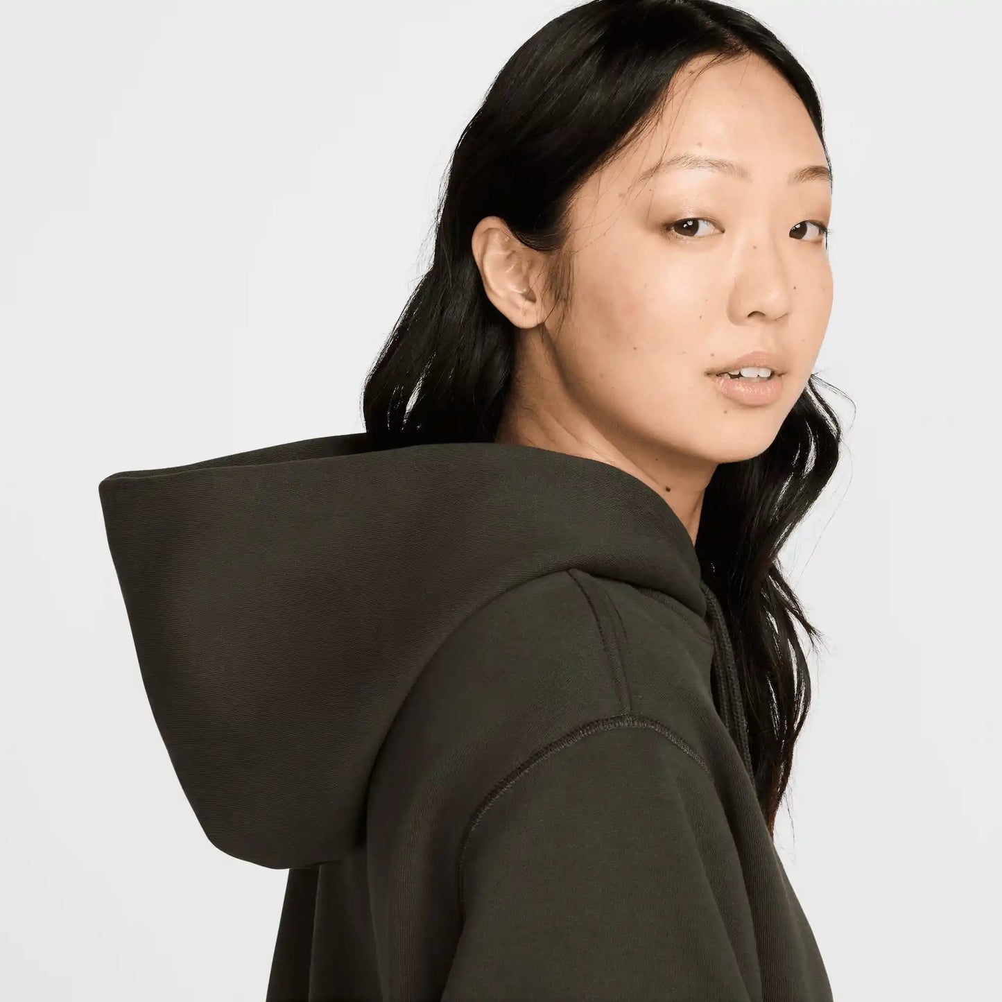 Nike SB Fleece Pullover Skate Hoodie, sequoia/white - Tiki Room Skateboards - 10