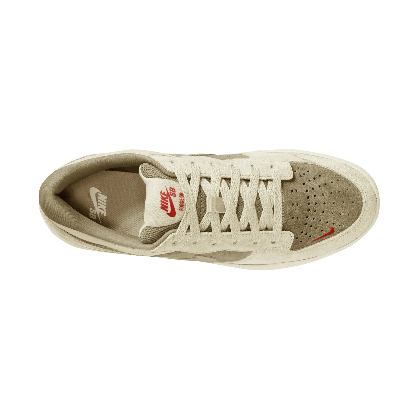 Nike SB Force 58, coconut milk/linen - neutral olive - Tiki Room Skateboards - 11