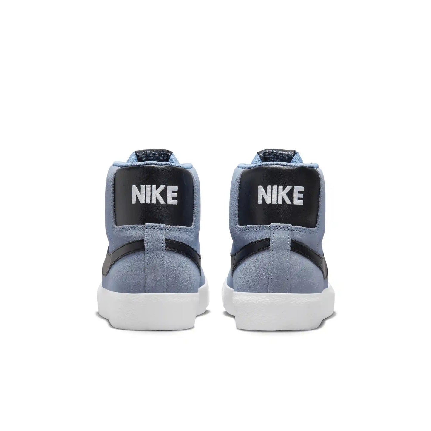 Nike SB Zoom Blazer Mid, ashen slate/black-white-ashen slate - Tiki Room Skateboards - 4