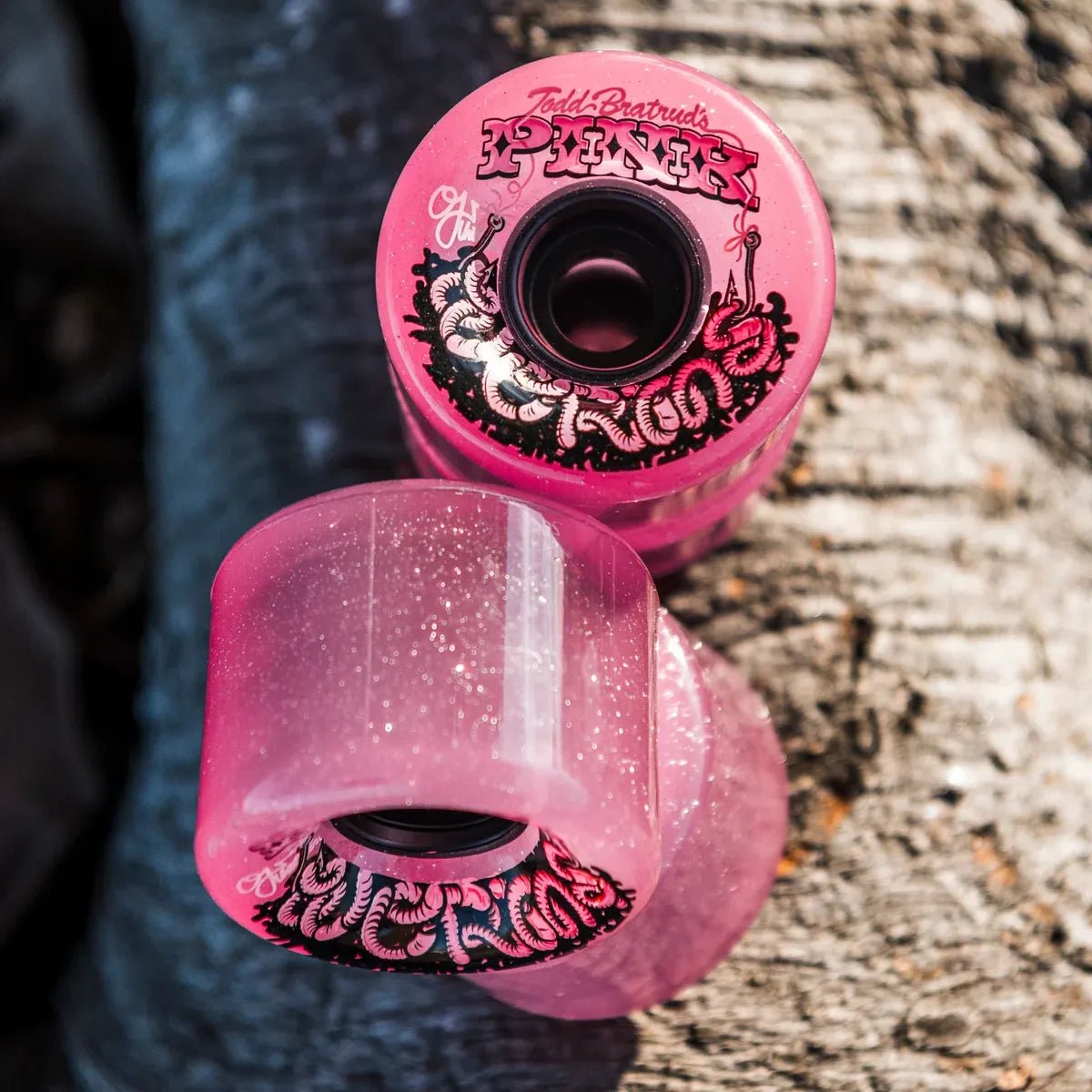 OJ's Pink Worms Super Juice Wheels 78A, pink (60mm) - Tiki Room Skateboards - 4