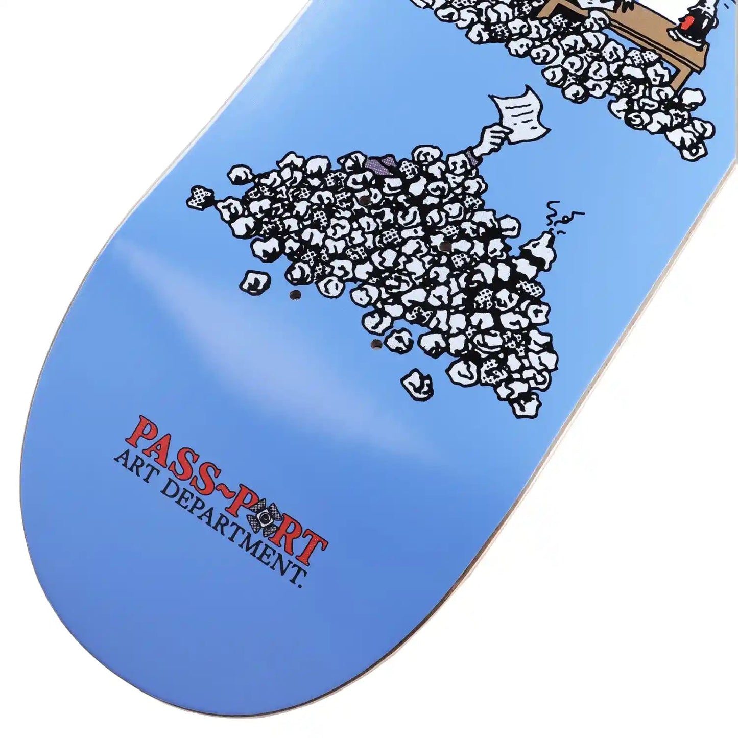 Passport Art Dept. Series Rough Draft Deck (8.0") - Tiki Room Skateboards - 3